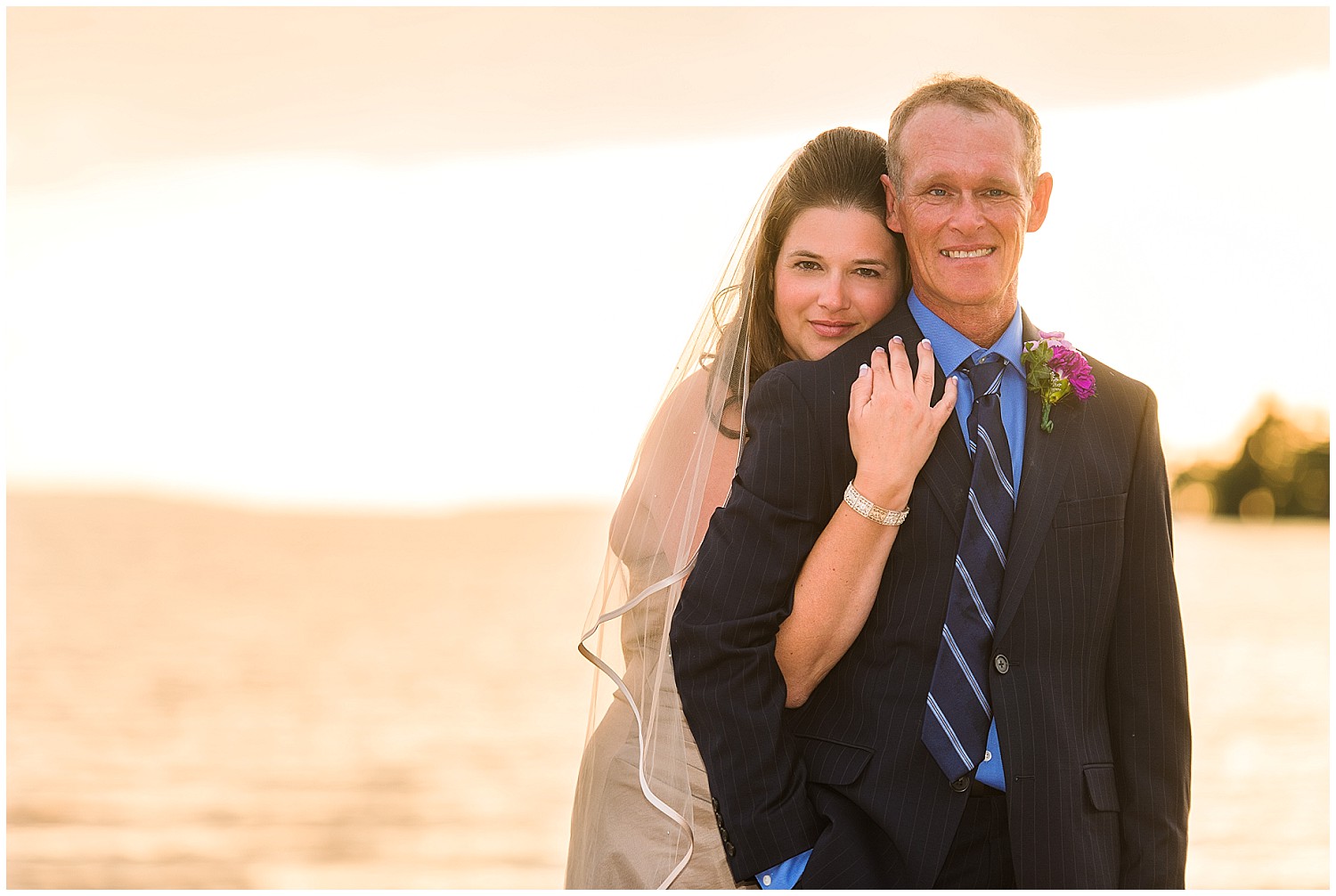 Lake Nippissing sunset wedding by Stacey Stewart