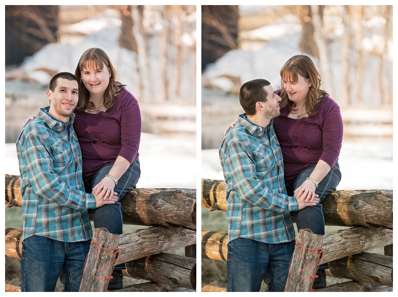 Engagement at Wheelers pancake house